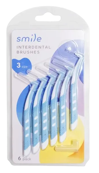 SMILE medzizubné kefky 0,6 mm - vhodné pre rovnátka 6 ks