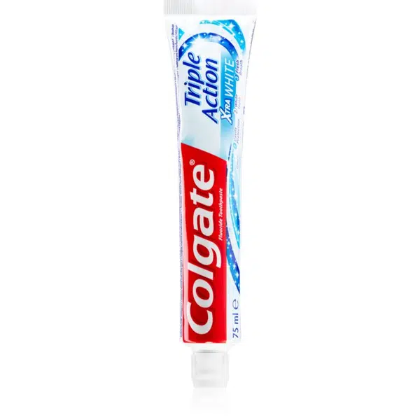 Colgate Triple Action Xtra White bieliaca zubná pasta s fluoridom 75 ml