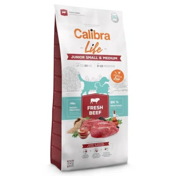 Calibra Dog Life Junior Small & Medium Fresh Beef 12 kg | Granule pre psov