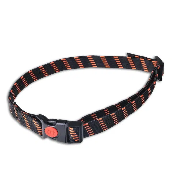 Obojok guma, čierno-oranžový 18 mm x 85 cm
