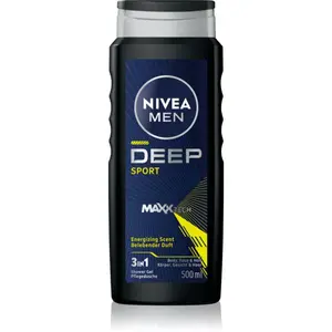 NIVEA MEN Deep Sport energizujúci sprchový gél pre mužov 500 ml