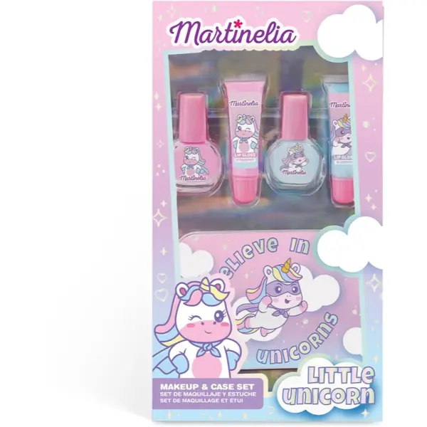 Martinelia Little Unicorn Makeup & Case set pre deti 3+