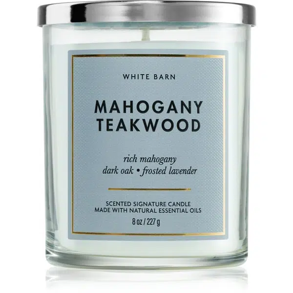 Bath & Body Works Mahogany Teakwood vonná sviečka 227 g