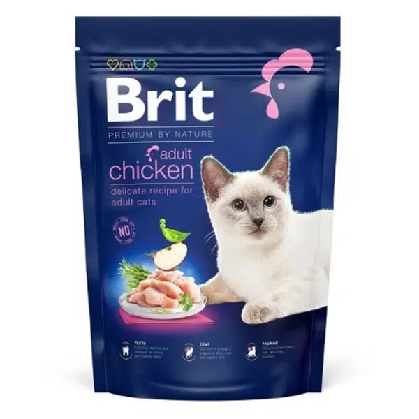 Brit Premium Cat by Nature Adult Chicken 1,5 kg | Granule pre mačky