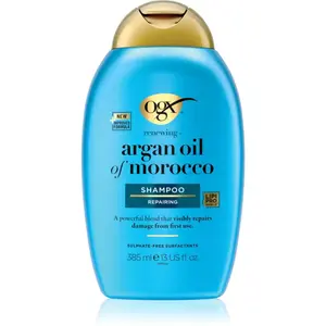 OGX Argan Oil Of Morocco obnovujúci šampón na lesk a hebkosť vlasov 385 ml