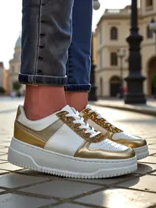 Resti Women's Sneakers with Glitter Qisofi