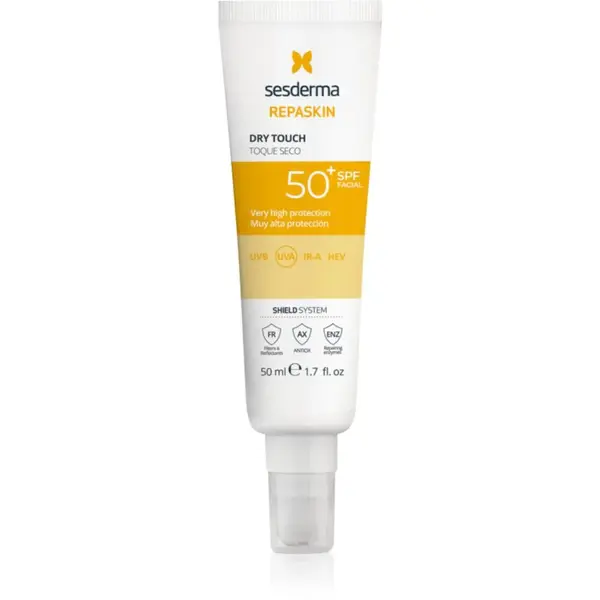 Sesderma Repaskin Dry Touch denný pleťový krém SPF 50+ 50 ml