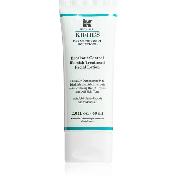 Kiehl's Dermatologist Solutions Breakout Control Blemish Treatment Facial Lotion preventívna starostlivosť proti akné 60 ml