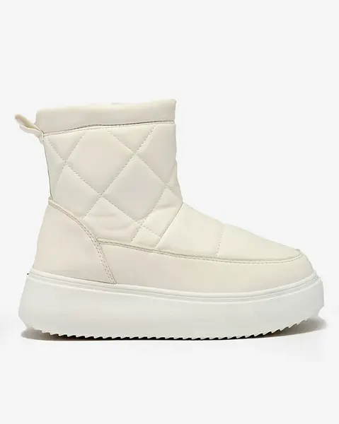 Resti White women's boots a'la snow boots Kacecica