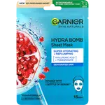 GARNIER Skin Naturals hydratačná a vyplňujúca textilná maska s výťažkom z granatového jablka, 28 g