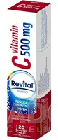 REVITAL Vitamín C 500 mg s príchuťou lesná jahoda 20 šumivých tabliet