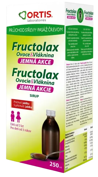 FRUCTOLAX Ovocie a vláknina sirup, 250 ml