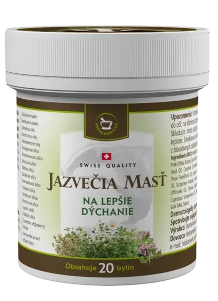 HERBAMEDICUS Jazvečia masť 125 ml