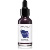 Tomas Arsov Sapphire Toning Drops vlasová starostlivosť pre zosvetlené, melírované studené blond vlasy 30 ml