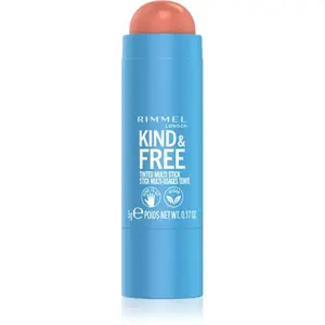 Rimmel Kind & Free multifunkčné líčidlo na oči, pery a tvár odtieň 002 Peachy Cheeks 5 g
