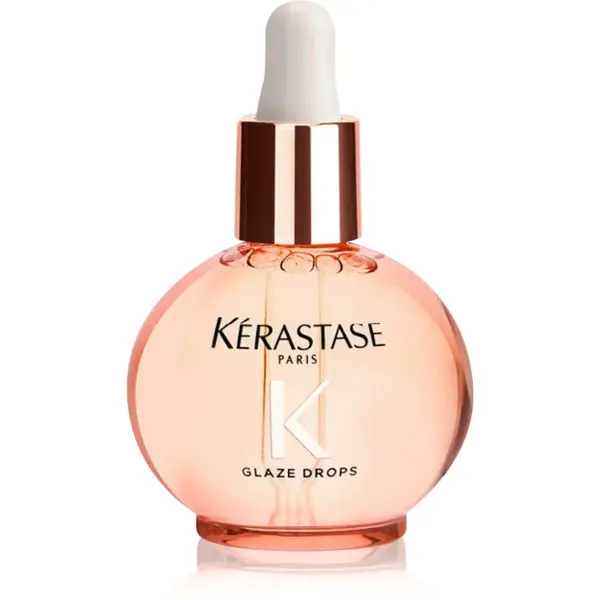 Kérastase Gloss Absolu Glaze Drops vyživujúci olej na vlasy proti krepateniu 45 ml