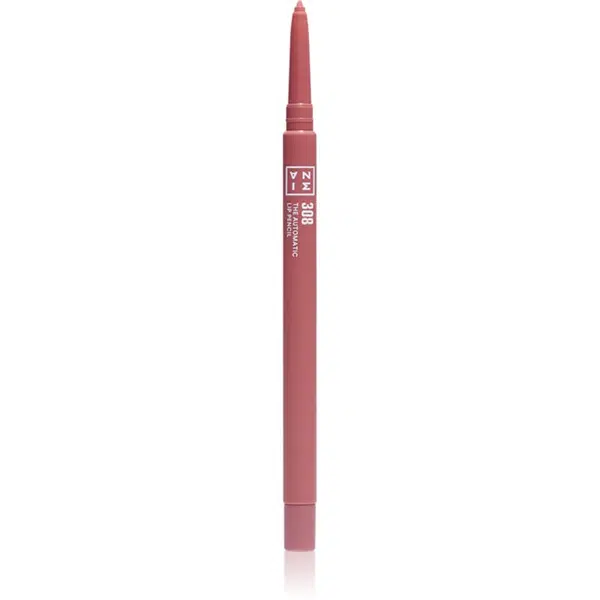 3INA The Automatic Lip Pencil kontúrovacia ceruzka na pery odtieň 308 - Brownish pink 0.35 g