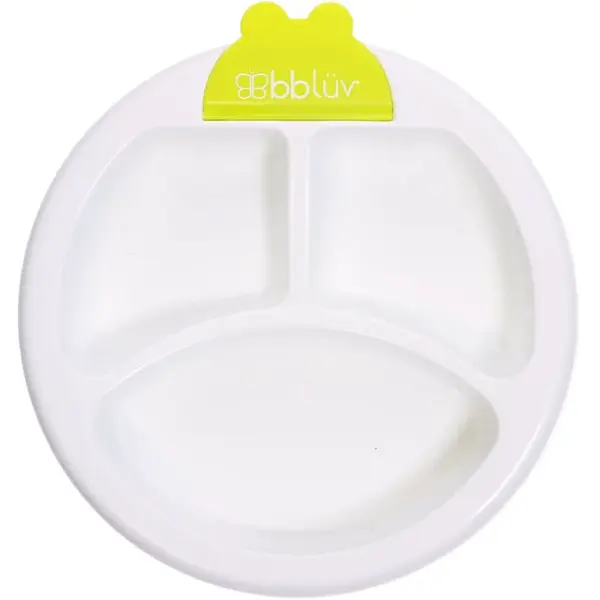 BBLÜV Platö delený tanier Lime 1 ks