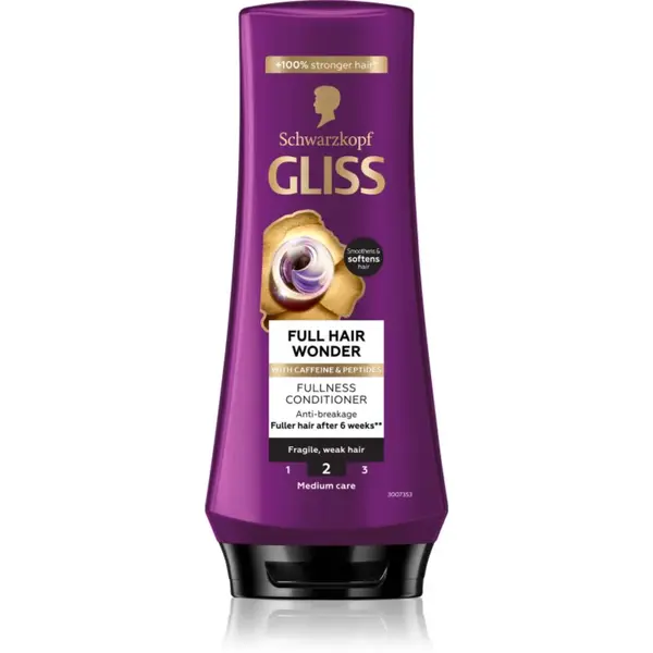 Schwarzkopf Gliss Full Hair Wonder regeneračný balzam pre krehké vlasy 200 ml