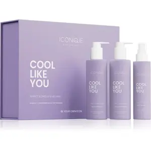 ICONIQUE Professional COOL LIKE YOU Perfect Blonde & Silver Violet Set sada neutralizujúci žlté tóny