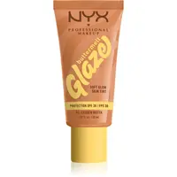 NYX Professional Makeup Buttermelt Glaze rozjasňujúci tónovací fluid SPF 30 odtieň 03 Cashew Butta 30 ml