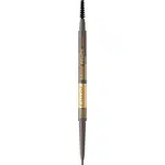 Eveline Cosmetics Micro Precise vodeodolná ceruzka na obočie s kefkou 2 v 1 odtieň 01 Taupe 4 g