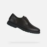 Dark brown men's formal shoes Geox Spherica EC11 Wide - Men