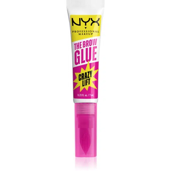 NYX Professional Makeup The Brow Glue Crazy Lift dlhotrvajúci gél na obočie 7 ml