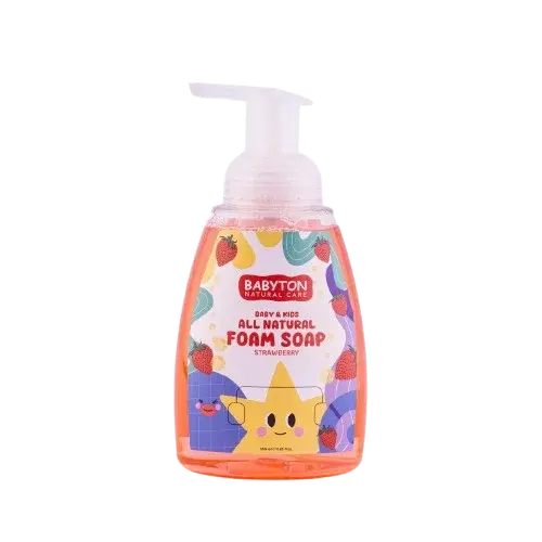 BABYTON Prírodné penové mydlo na ruky Jahoda 350 ml