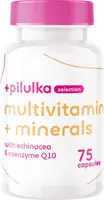 PILULKA SELECTION Multivitamín s minerálmi s Echinaceou + Koenzým Q10 75 kapsúl