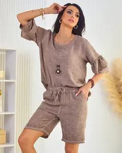 Resti Cotton and linen summer women's set