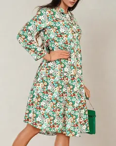 Resti Women's midi patterned dress