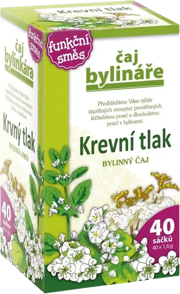 ČAJ BYLINÁŘE Krvný tlak 40 x 1.6 g
