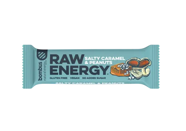 BOMBUS Surová energetická sůl karamel a arašídy 50 g