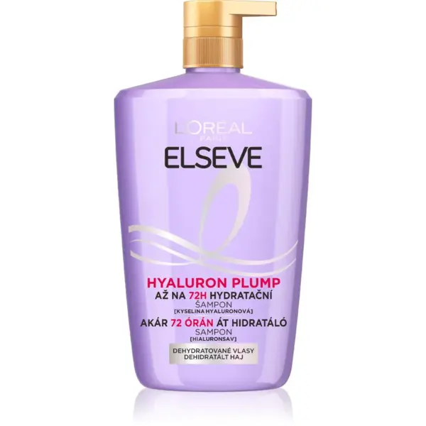 L’Oréal Paris Elseve Hyaluron Plump hydratačný šampón s kyselinou hyalurónovou 1000 ml