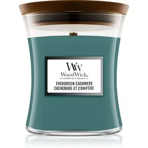 Woodwick Evergreen Cashmere vonná sviečka 275 g