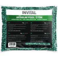 Akvarijný štrk zelený 4-8mm 3kg