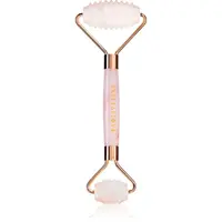 Crystallove Rose Quartz 3D Teeth Roller masážní váleček na obličej 1 ks