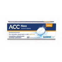 ACC® NEO 200 mg 20 šumivých tablet na vlhký kašel pro dospělé a děti od 6 let