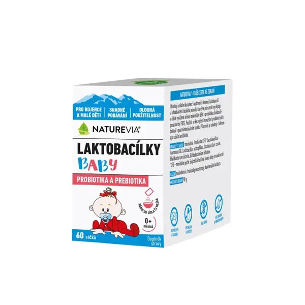 Naturevia Laktobacílky baby 60 sáčků