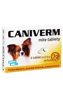 Caniverm Mite 0,175g 6 tablet