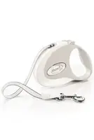 Vodítko Flexi Style S pásek 3m/12kg bílá new