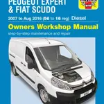 Citroen Dispatch, Peugeot Expert & FIAT Scudo Diesel ('07-Aug '16) 56 to 16
