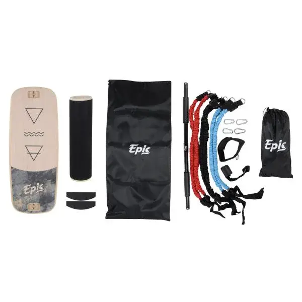 Multifunkčná balančná doska Epicstar Wood Marble