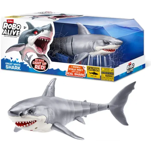 ZURU ROBO ALIVE Žraločí útok - Veľký biely žralok
