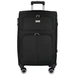 Látkový kufr Orlin velikost M, černý