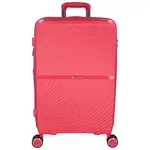 Cestovní plastový kufr Darex velikosti L, růžový