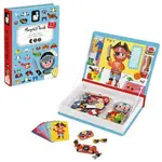 Janod Magnetibook Obliekanie chlapci Magnetická kniha pre deti