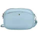 Trendy dámská koženková crossbody kabelka Willa, světle modrá