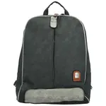 Trendy dámský koženkový batoh Timotheus, černošedý